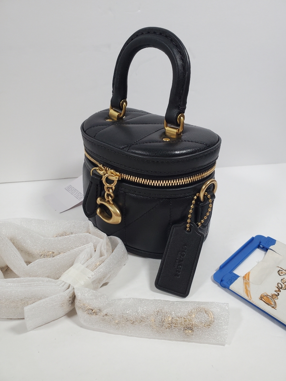 Coach Trail Crossbody Bag 12 With Pillow Quilting in Black NWT - Picture 3 of 7